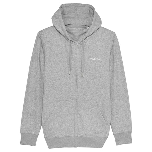 ZIP HOODIE HEATHER GREY